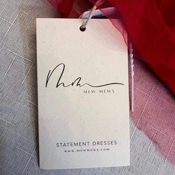 NWT MEW MEWS FASHION Women’s Ruffle One Shoulder Statement Dress, Size XL - Picture 7 of 9